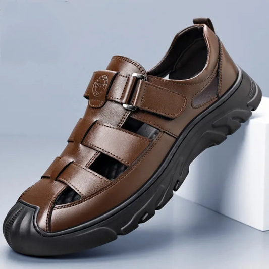 Men's Leather Cool Roman Sandals
