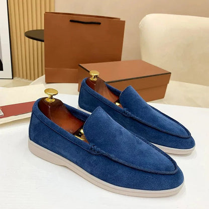 Men's Comfort Soft Sole Slip-on Suede Loafers