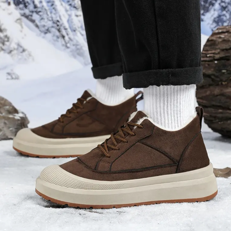 Men's Thick-Sole Fleece-Lined Shoes