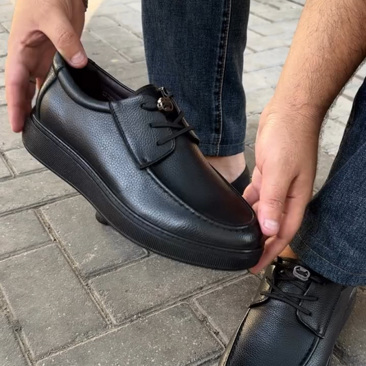 Casual Soft-Sole Lace-Up Loafers
