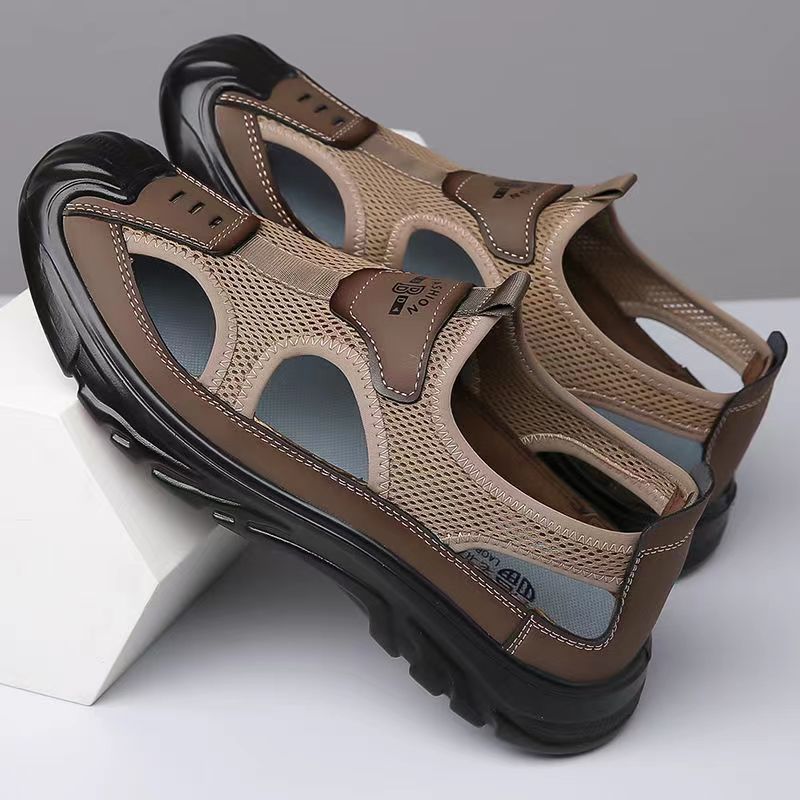 ✅Best Seller✅Men's Versatile Breathable Hollow Non-slip Driving Casual Sandals