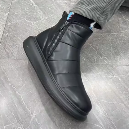 Men's Fleece-Lined Chelsea Boots