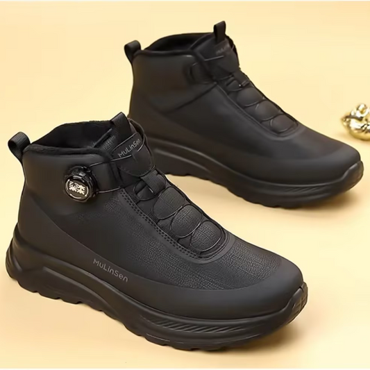 Genuine Leather Warm Ankle Boots