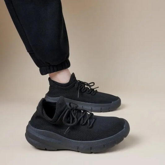 Men's Casual Soft-Soled Lace-Up Mesh Shoes