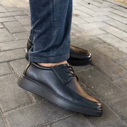 Casual Soft-Sole Lace-Up Loafers