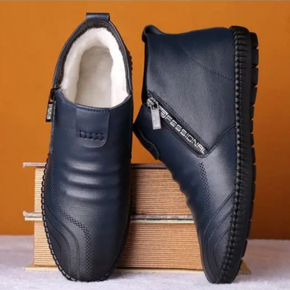 Handcrafted Calfskin Fleece-Lined Boots