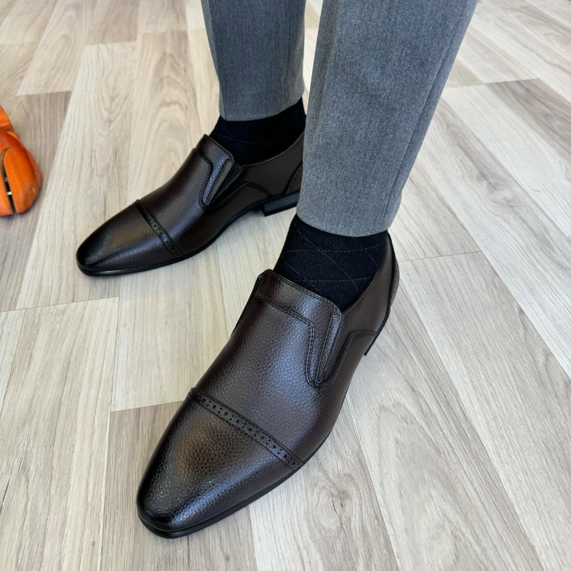 Handcrafted Classic Leather Loafers