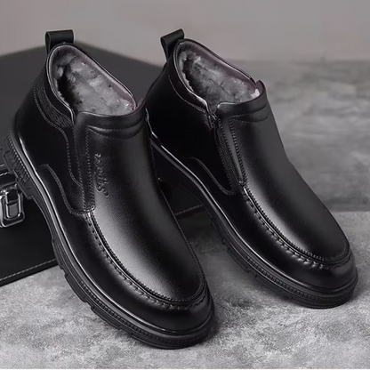 Genuine Leather Soft-Sole Thermal Boots