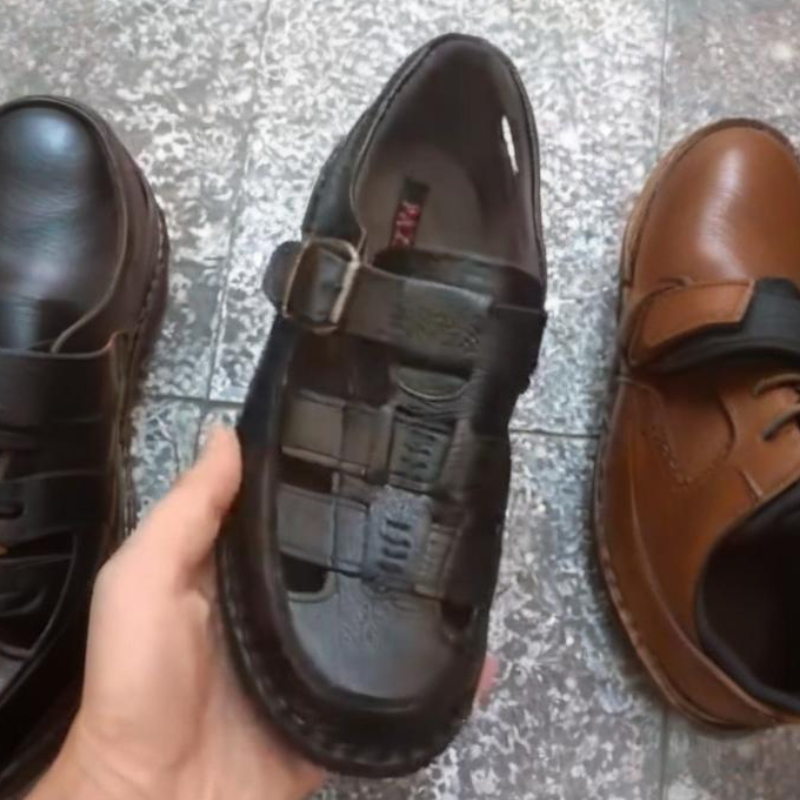Men's Genuine Leather Casual Sandals
