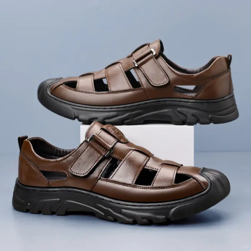 Men's Leather Cool Roman Sandals