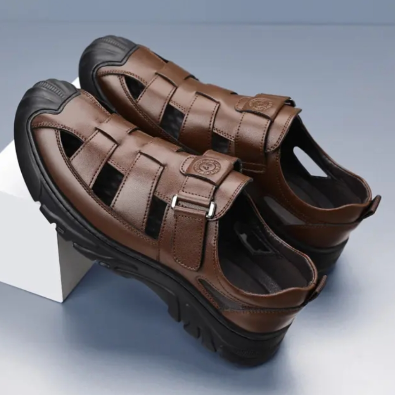 Men's Leather Cool Roman Sandals