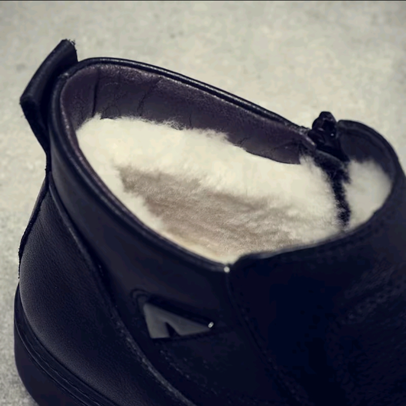 Men's Leather Lined Zippered Ankle Boots