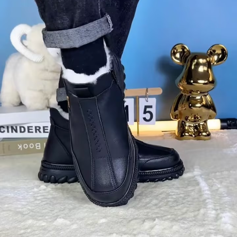 Side-Zip Soft-Sole Thermal Boots