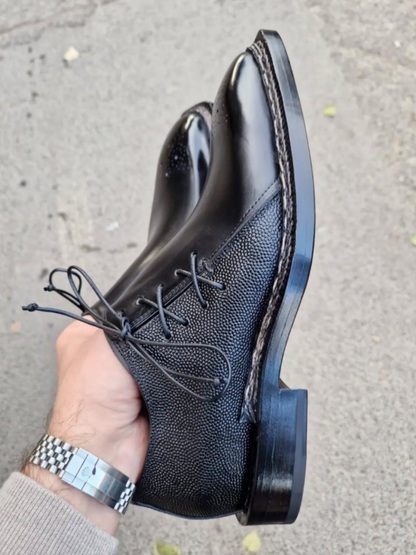 Handmade Side Lace-Up Dress Shoes
