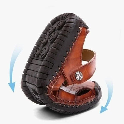 🔥Limited Time Offer 49% OFF🔥Large Size Soft Leather Men's Breathable Outdoor Sandals