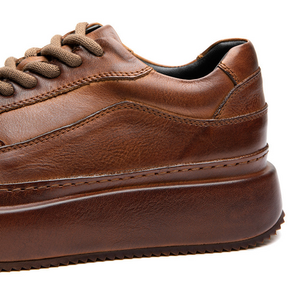 Men's New Retro Handmade Cowhide Business Casual Shoes