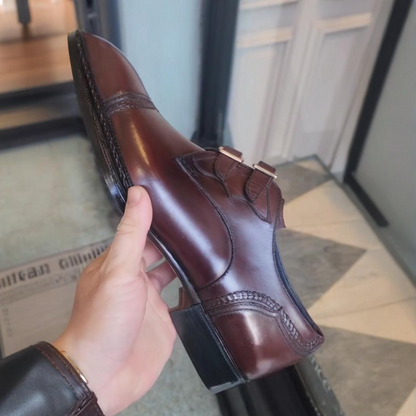 Handmade Calfskin Premium Formal Monk