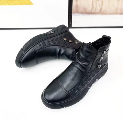 Men's Genuine Leather Ankle Boots