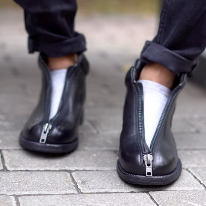 Men's Casual Fashion Zipper Ankle Boots