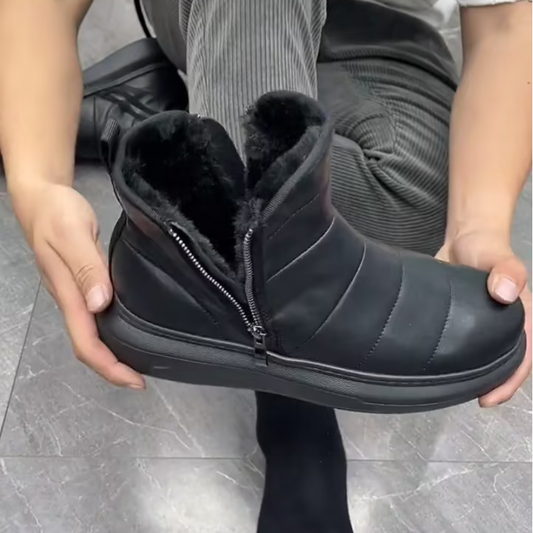 Men's Fleece-Lined Chelsea Boots