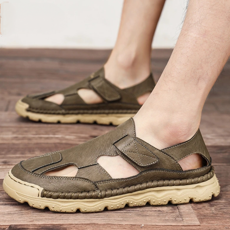 Men's Leather Casual Comfort Sandals
