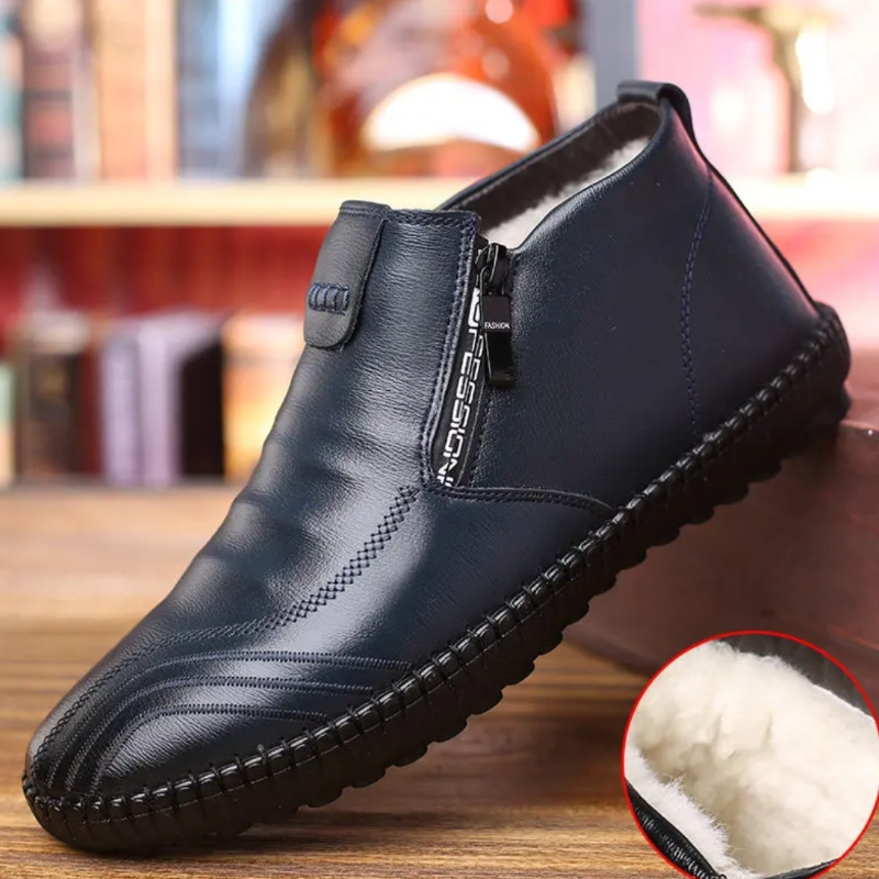 Handcrafted Calfskin Fleece-Lined Boots