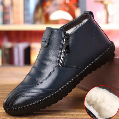 Handcrafted Calfskin Fleece-Lined Boots