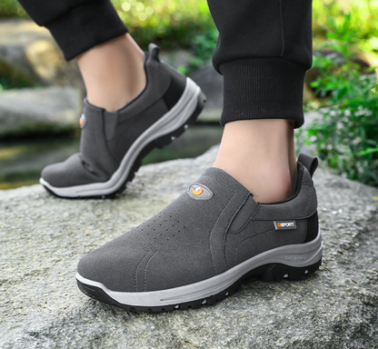 New Solid Color Suede Versatile Soft Sole Slip-on Casual Shoes