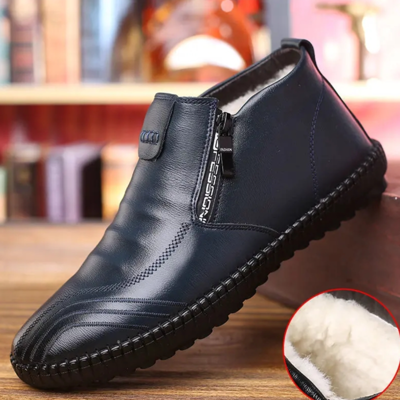 Handcrafted Calfskin Fleece-Lined Boots