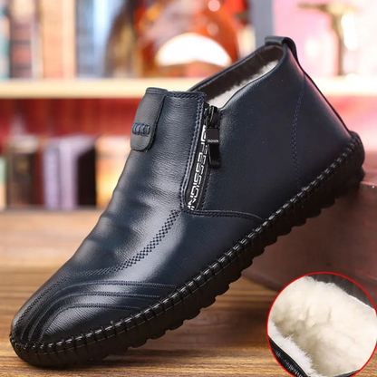 Handcrafted Calfskin Fleece-Lined Boots