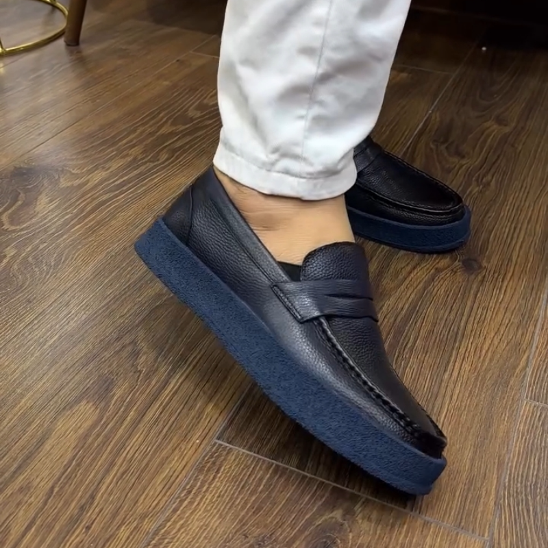 Men's Genuine Leather Soft-Sole Loafers