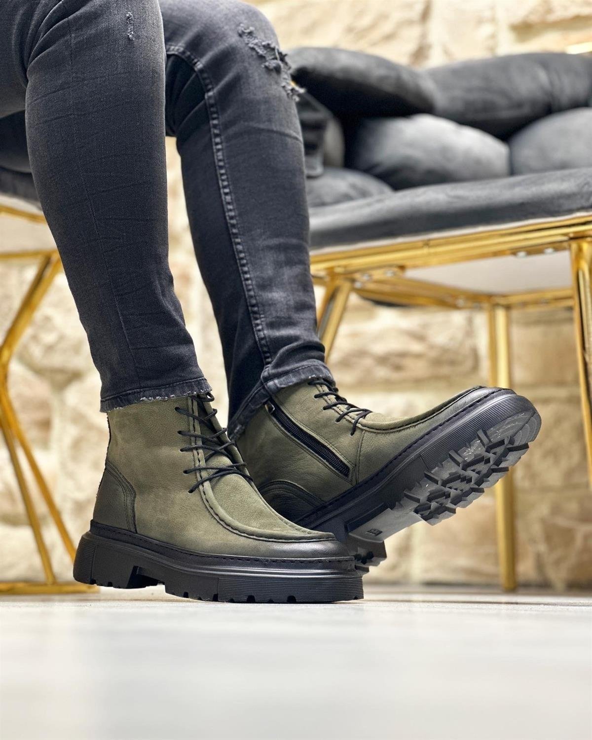✅High -quality Dedication✅Men's Vintage Classic Solid Suede Casual Boots