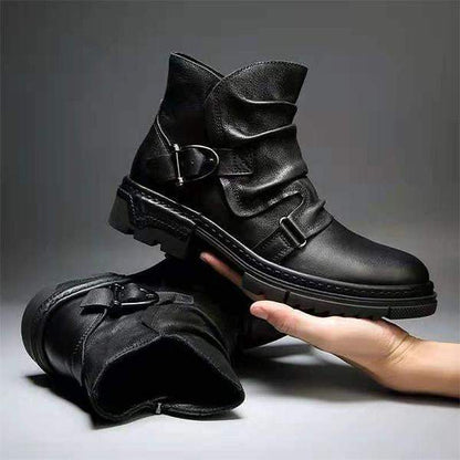 Captain Jack Round Toe Martin Boots
