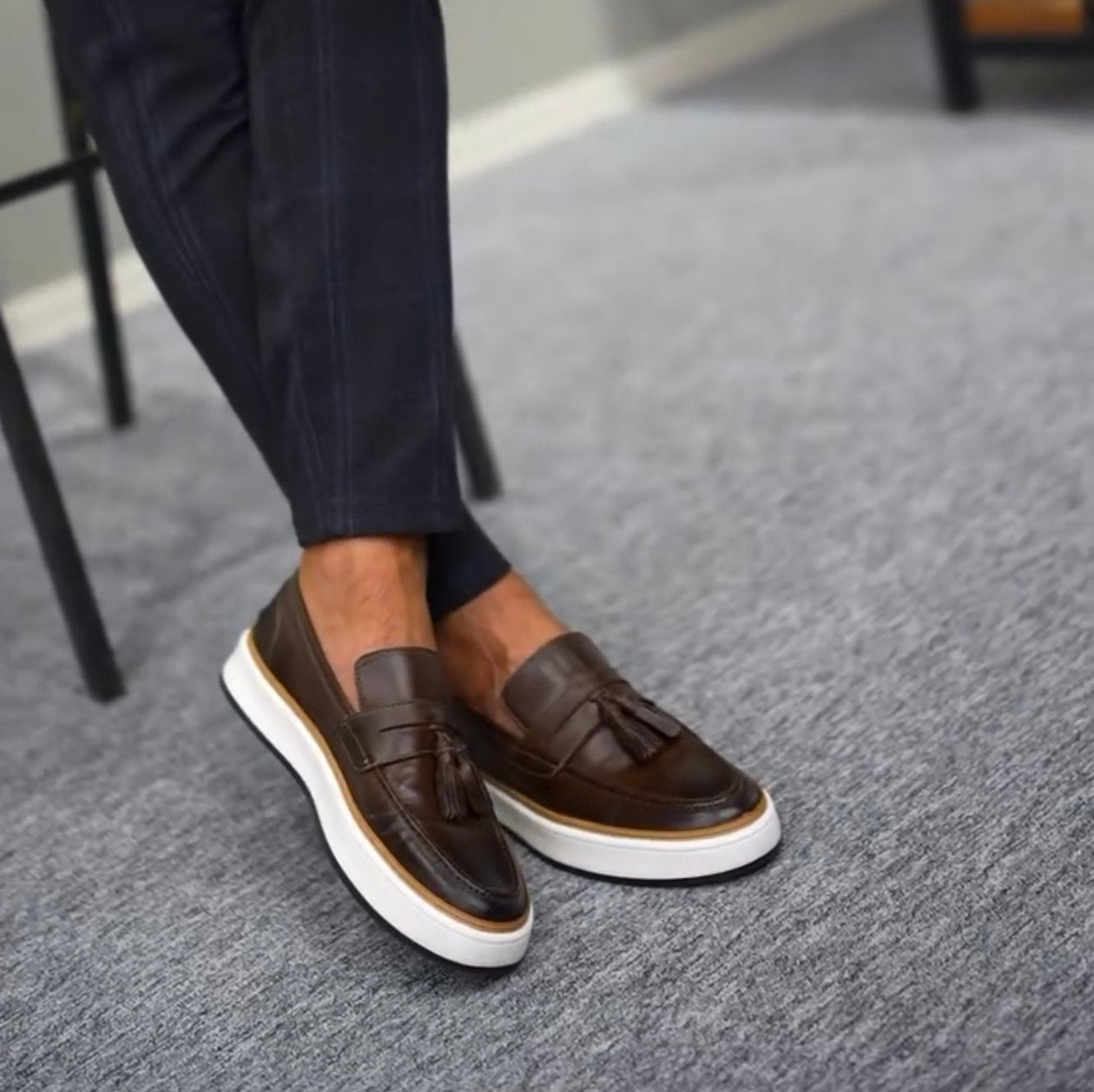 ✅High -quality Dedication✅Men's New British Style Genuine Cowhide Versatile Casual Shoes