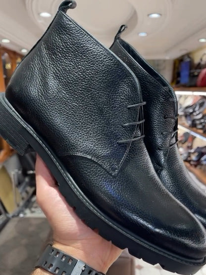 ✅High -quality Dedication✅Men's High-end Genuine Leather High-top Casual Shoes