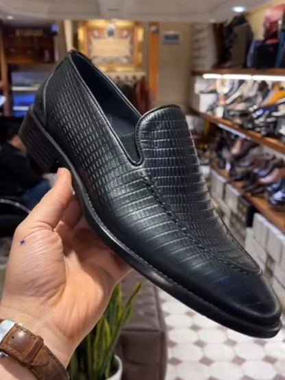 ✅High -quality Dedication✅Men's Premium Genuine Crocodile Leather Casual Shoes