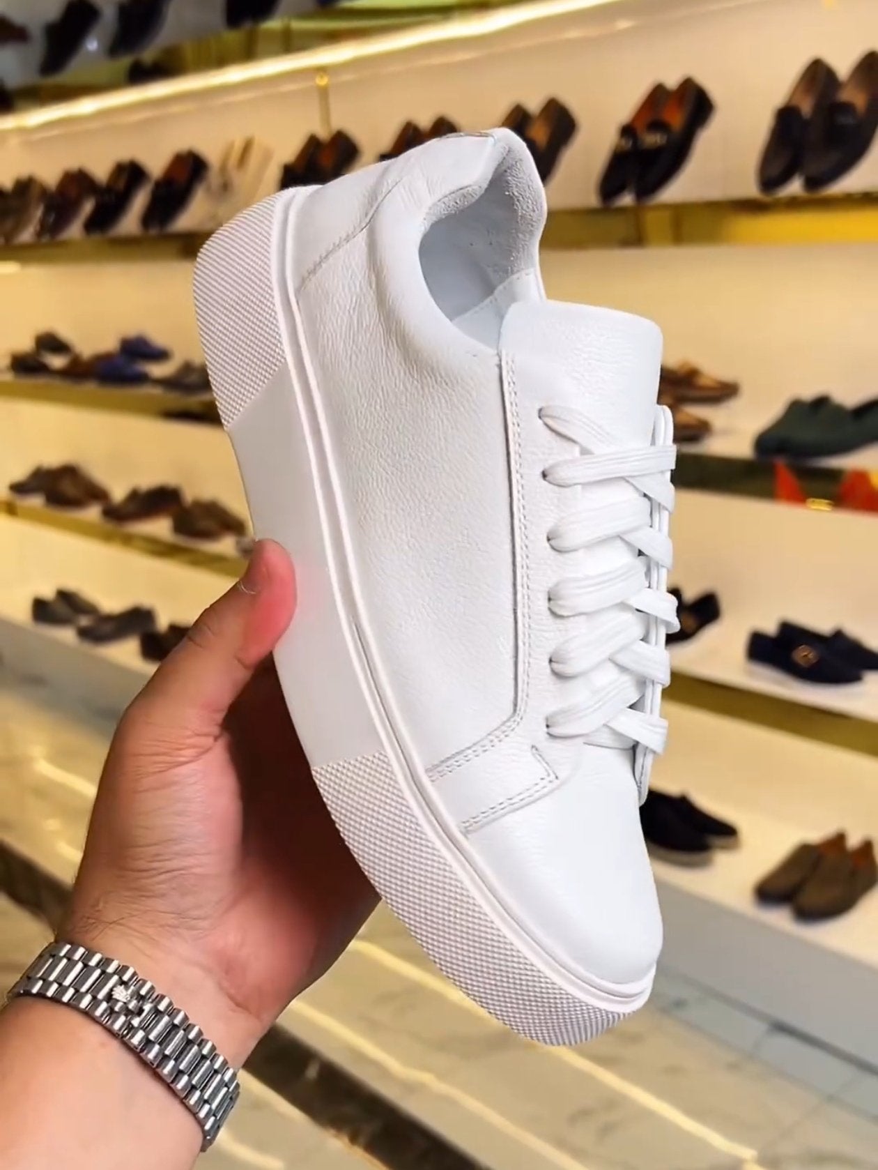 ✅High -quality Dedication✅Men's New Solid Color Genuine Leather Classic Casual Shoes