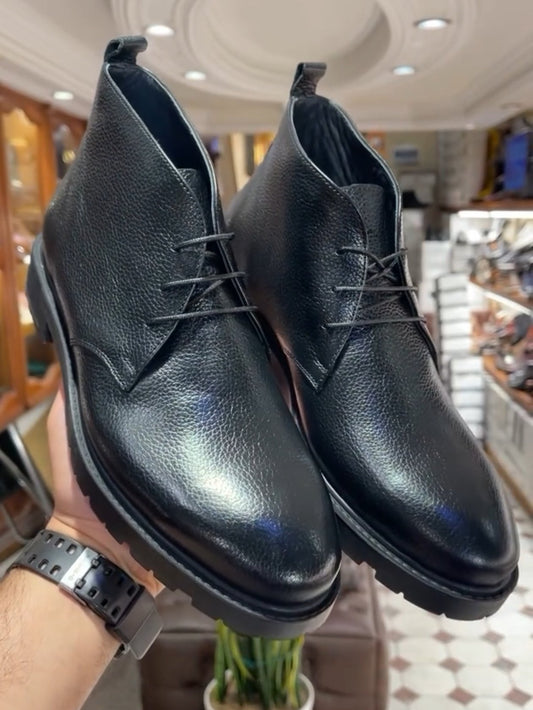 ✅High -quality Dedication✅Men's High-end Genuine Leather High-top Casual Shoes