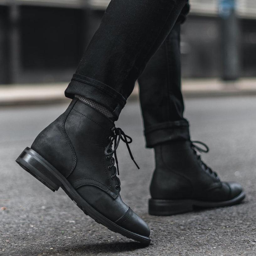 ✅High -quality Dedication✅Men's Retro Classic Solid Color Genuine Cowhide Casual Boots