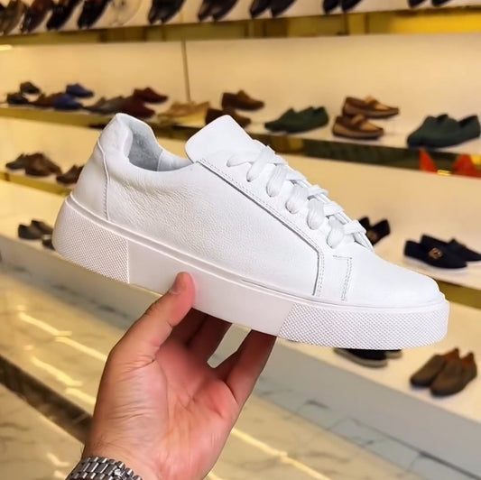 ✅High -quality Dedication✅Men's New Solid Color Genuine Leather Classic Casual Shoes