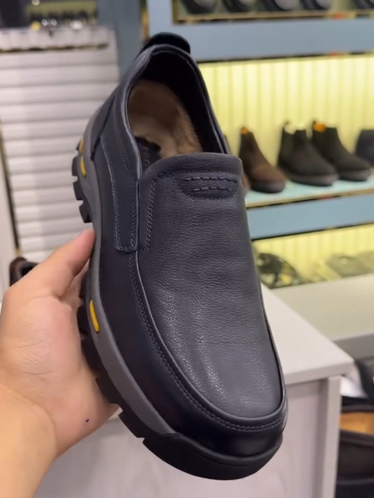 ✅High -quality Dedication✅Men's Winter Genuine Leather Non-slip Cotton Shoes