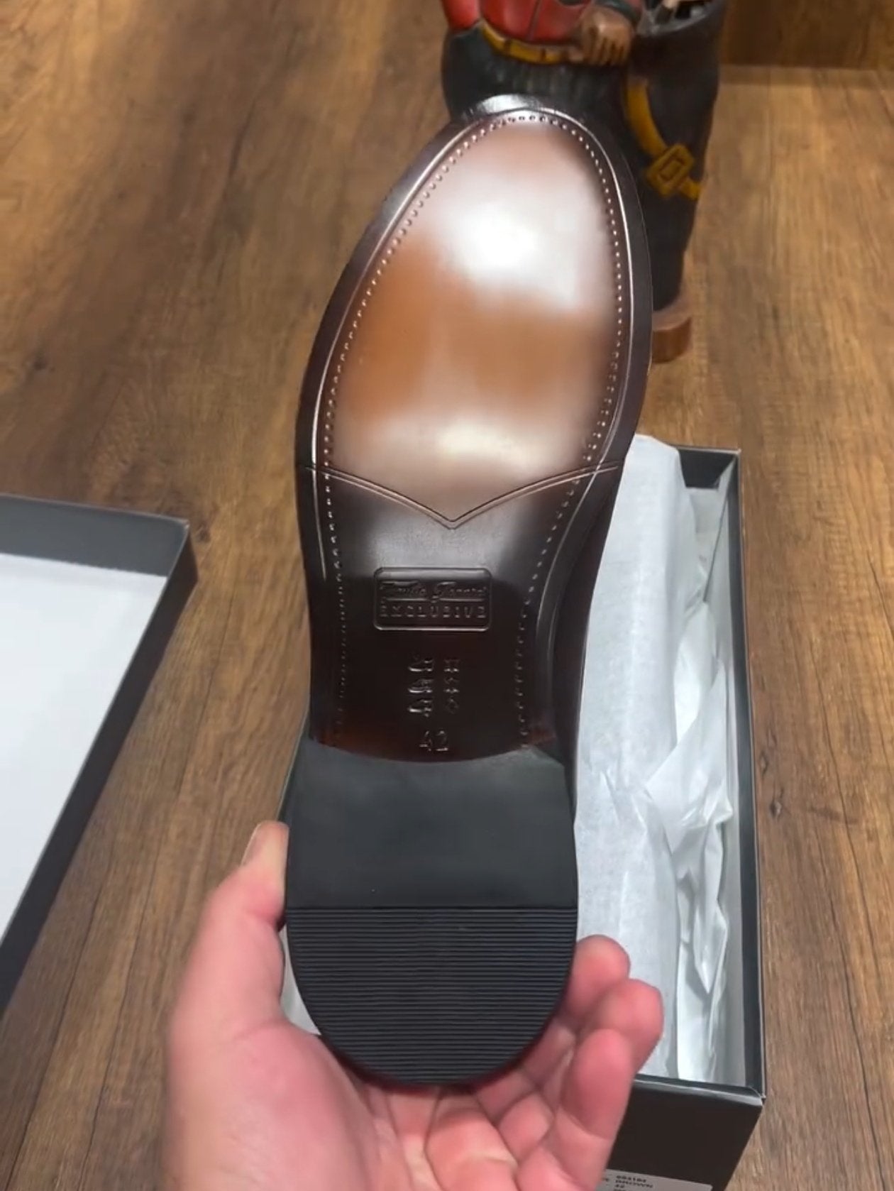Men's Handmade Classic Brown Leather Casual Shoes