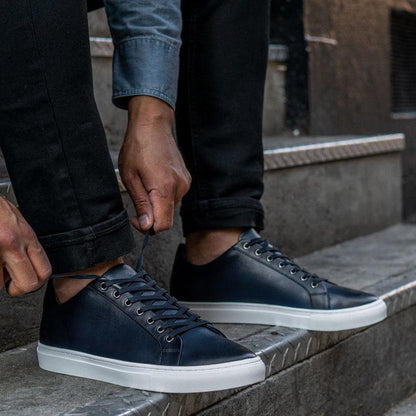 ✅High -quality Dedication✅Men's Classic Solid Color Genuine Cowhide Casual Shoes