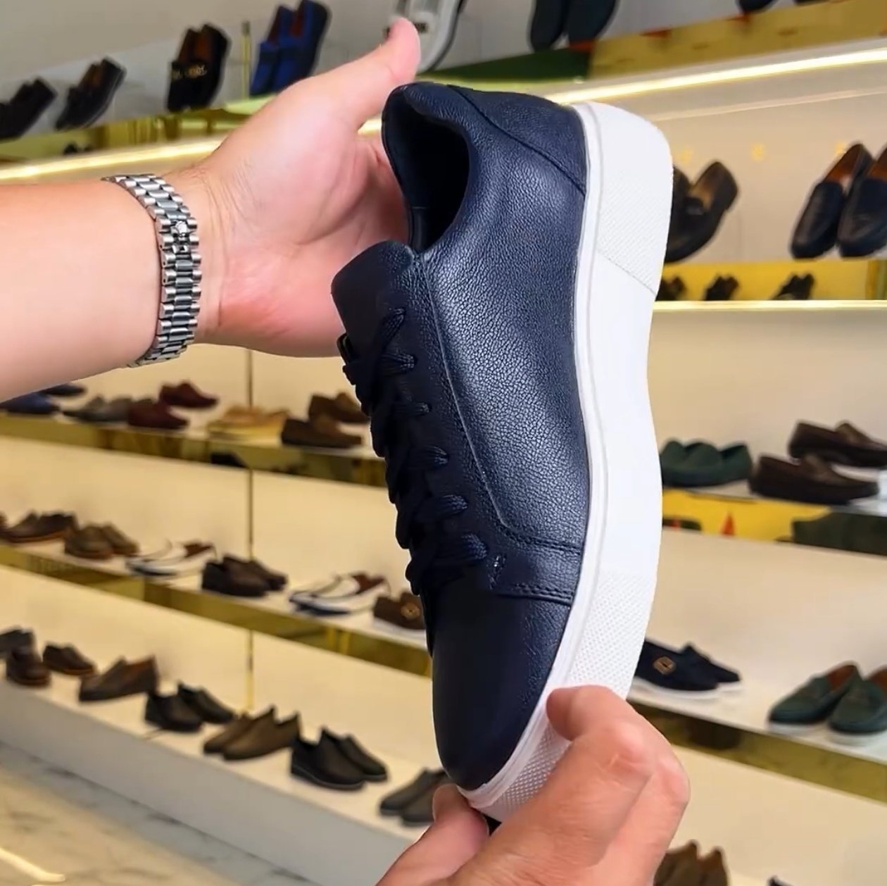 ✅High -quality Dedication✅Men's New Solid Color Genuine Leather Classic Casual Shoes