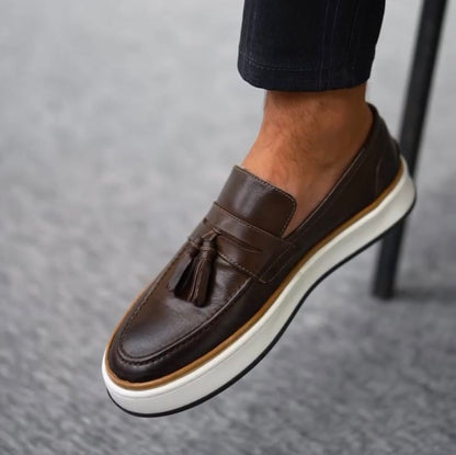 ✅High -quality Dedication✅Men's New British Style Genuine Cowhide Versatile Casual Shoes