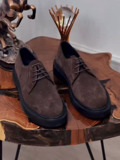 ✅High -quality Dedication✅Men's Handmade Classic Suede Casual Shoes
