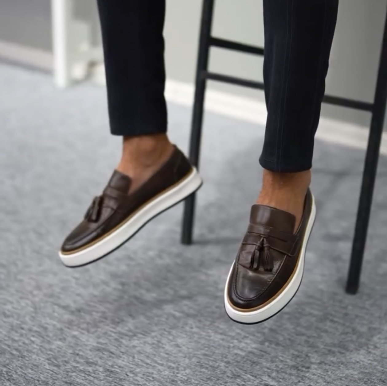 ✅High -quality Dedication✅Men's New British Style Genuine Cowhide Versatile Casual Shoes