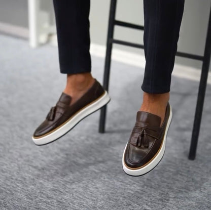 ✅High -quality Dedication✅Men's New British Style Genuine Cowhide Versatile Casual Shoes