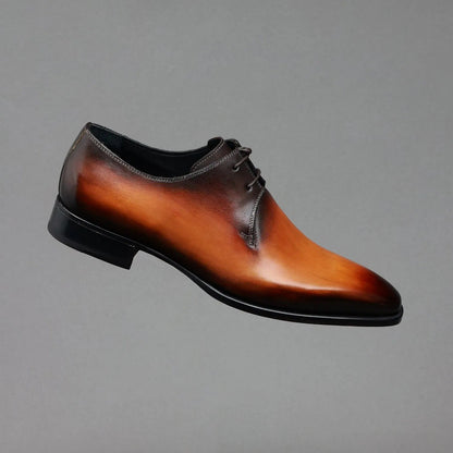 ✅High -quality Dedication✅Men's Light Brown Genuine Leather Formal & Casual Shoes