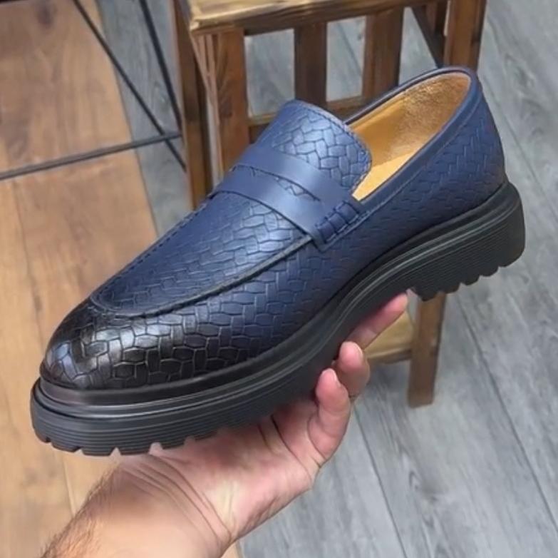 ⏰Last Day 49% OFF⏰Men's New Genuine Cowhide Woven Slip-on Casual Shoes